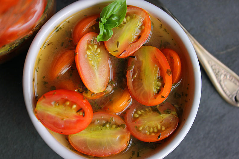 【健康三餐】胃口大开的油醋汁浸番茄的做法