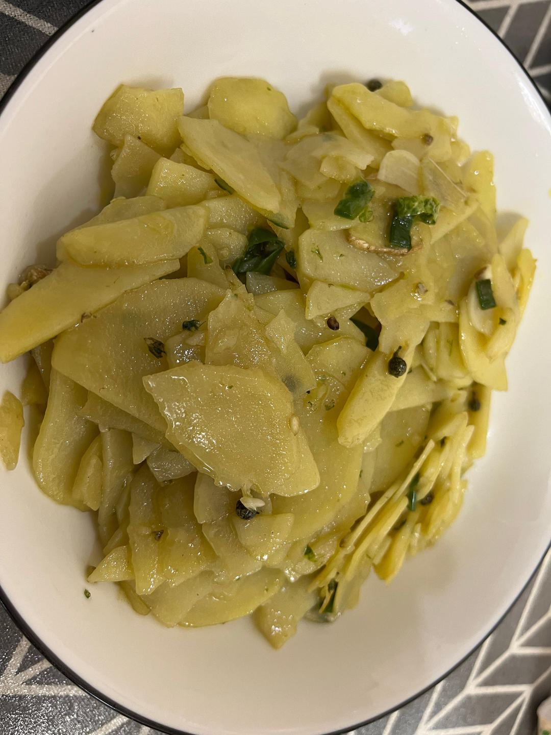 家常炒土豆片