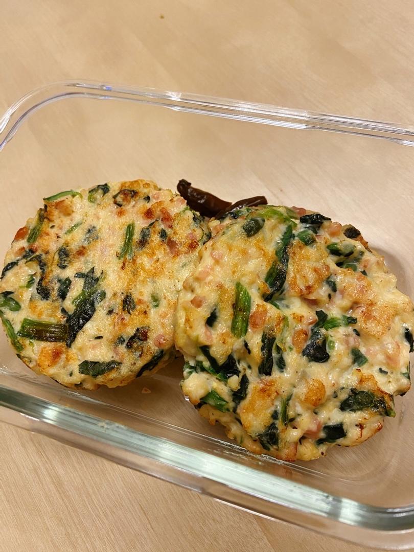 muji菠菜鸡肉饼（改良版）