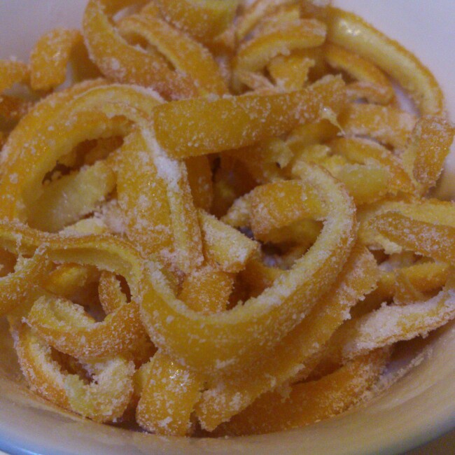 橙皮蜜饯
