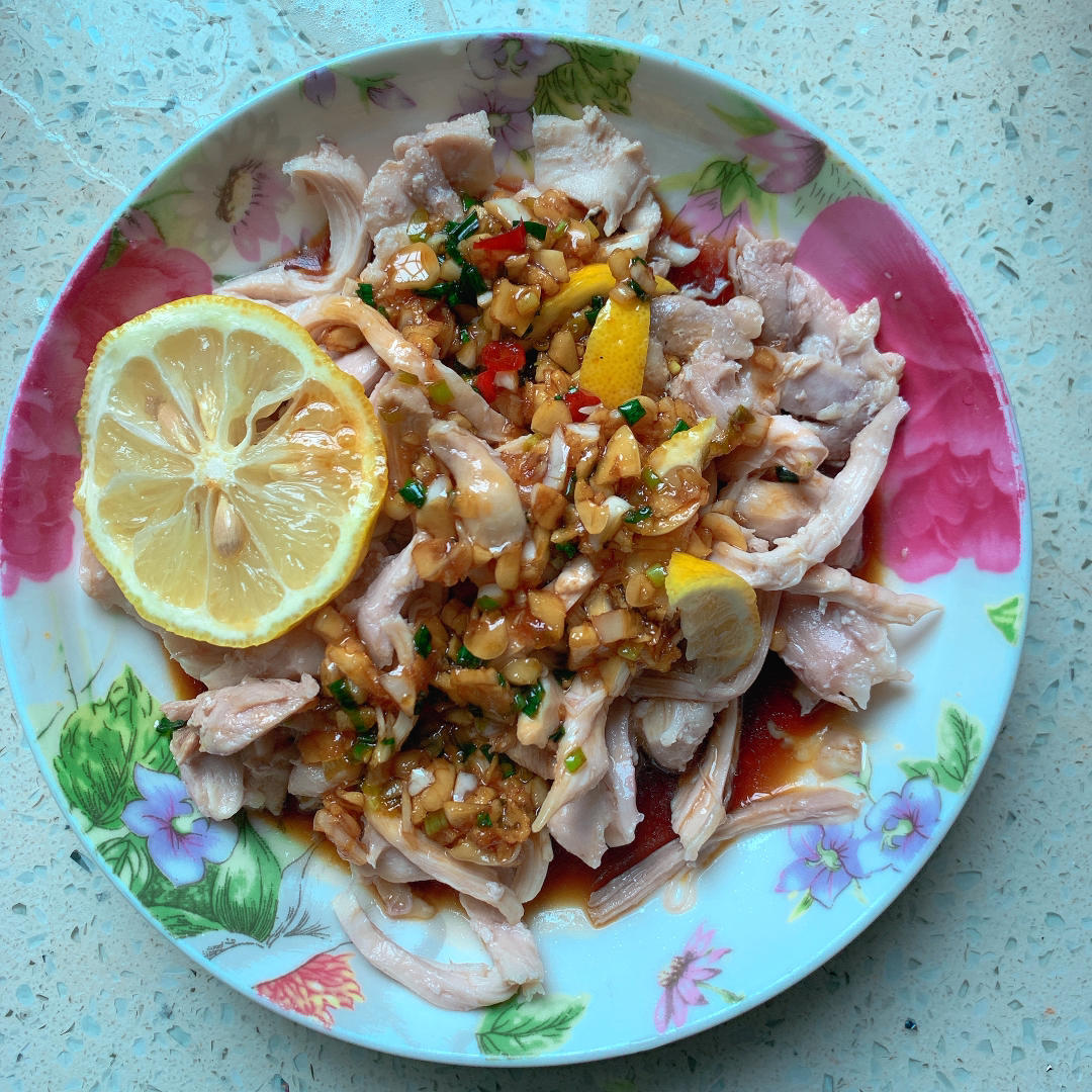 无敌爽口💯凉拌柠檬手撕鸡