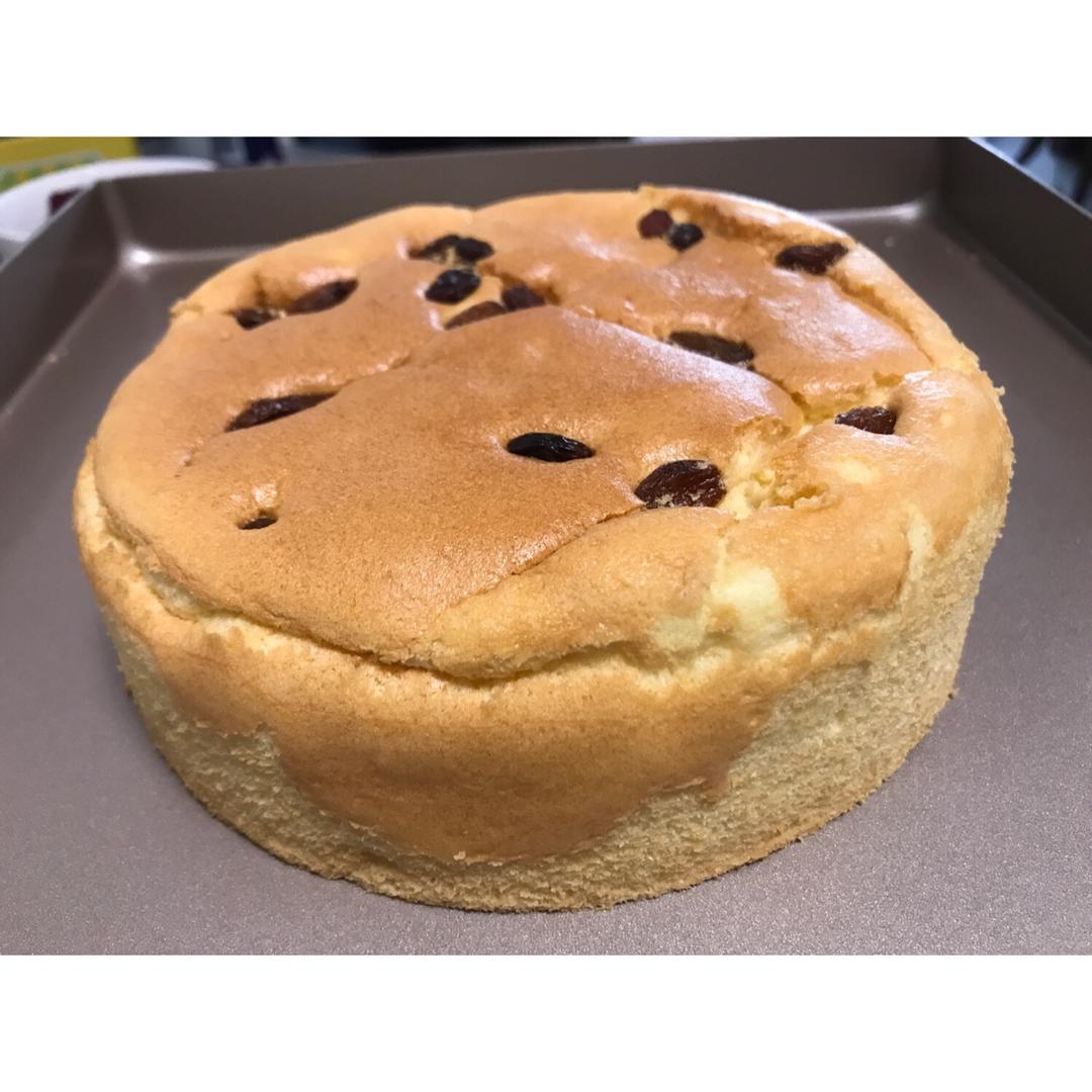 6寸原味戚风蛋糕