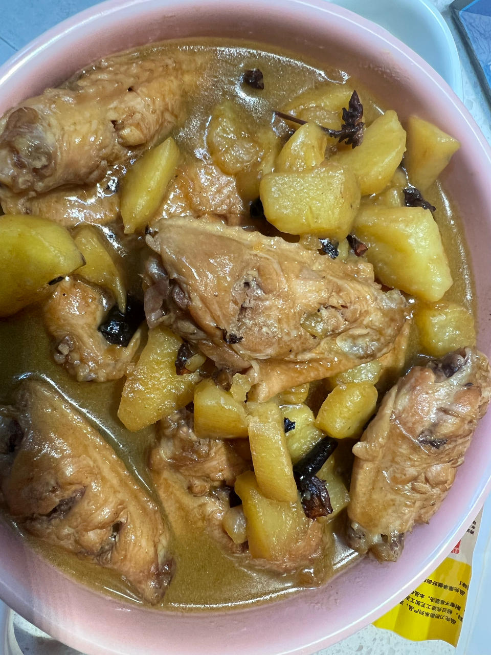 土豆炖鸡翅（快手零失败）