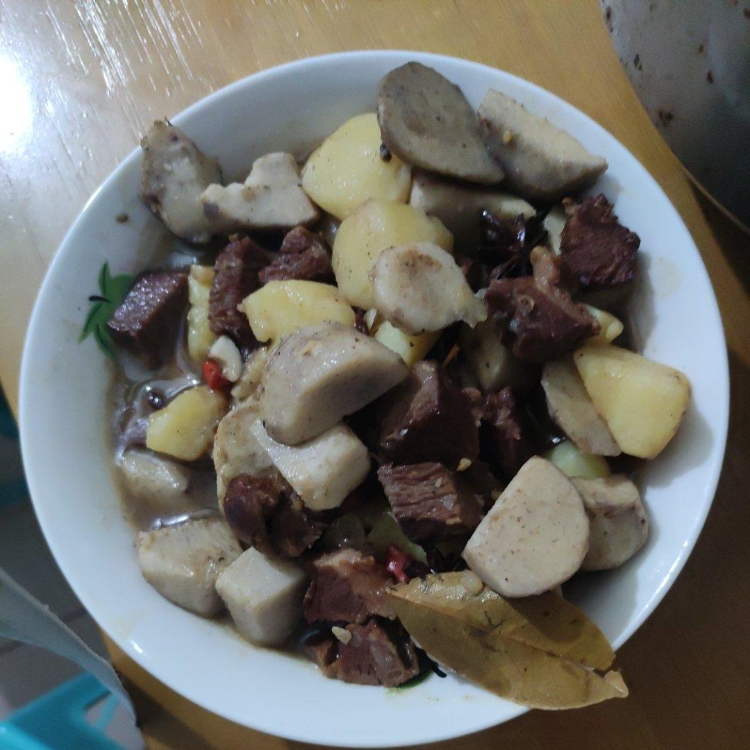 红烧芋头牛肉#麦子厨房美食锅#