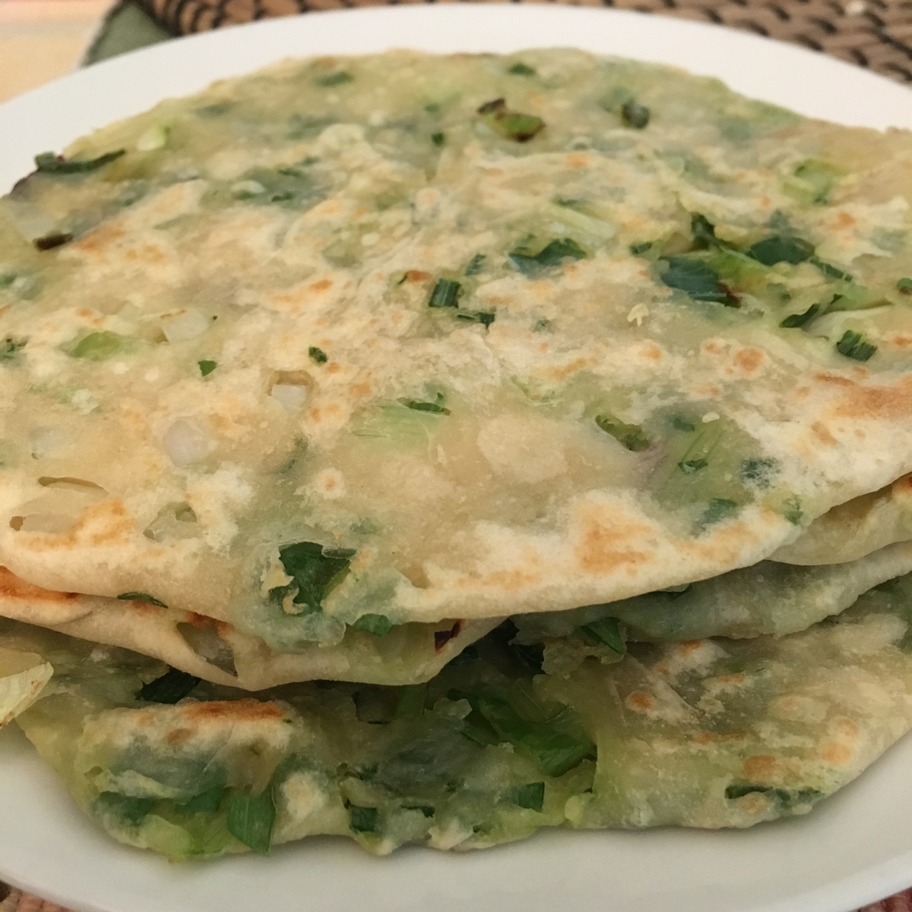 葱花油饼 Spring Onion Pancake