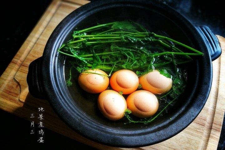 执念很深的2姐做的三月三荠菜煮鸡蛋