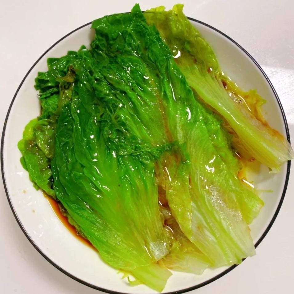 白灼生菜