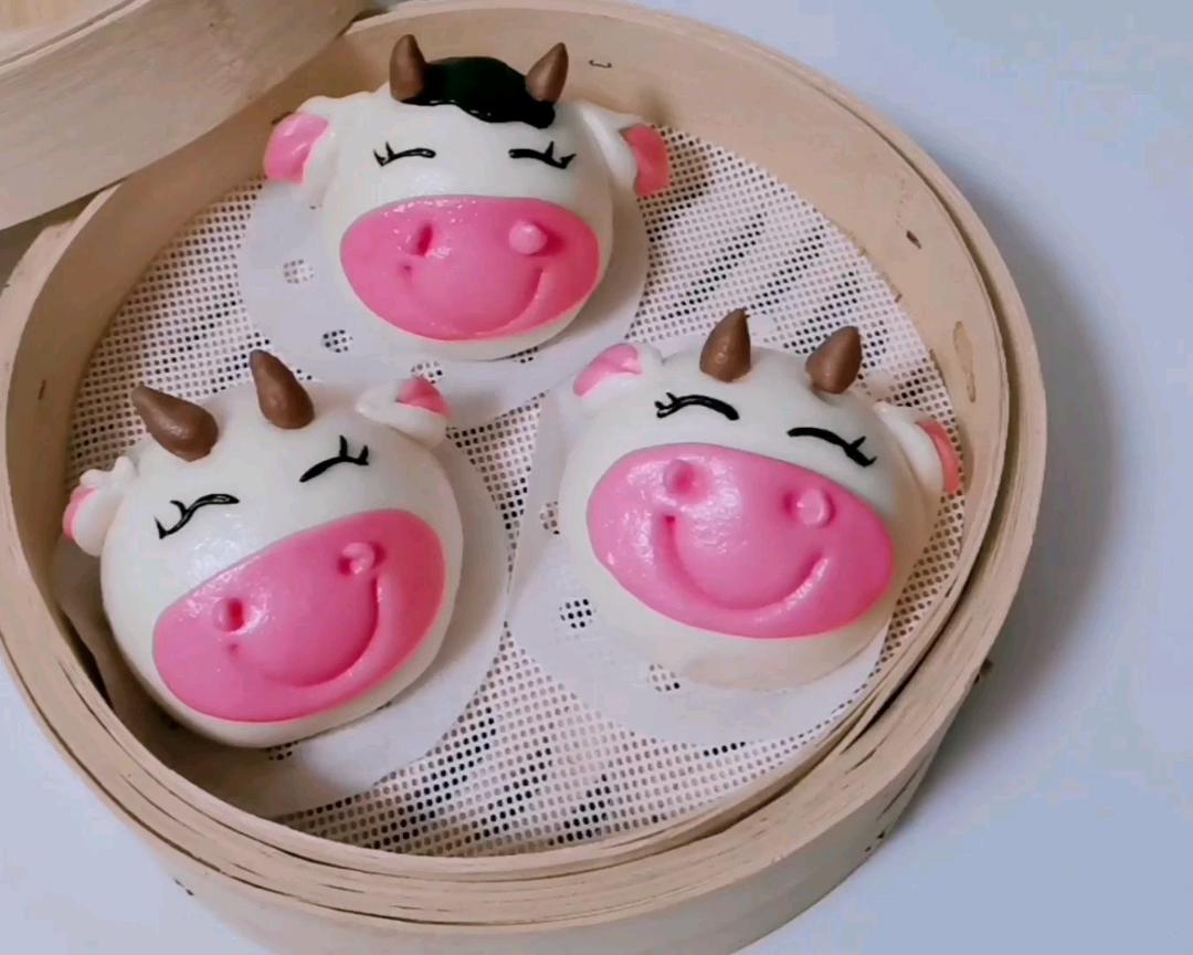 牛牛果蔬卡通包子馒头