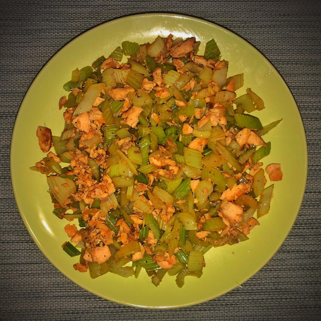 【健康三餐】鱼肉末炒西芹