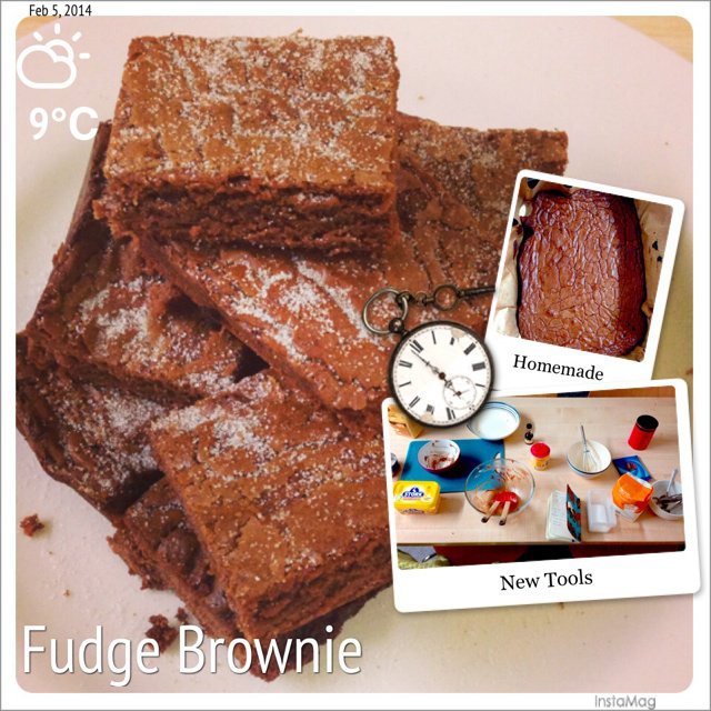 布朗尼--Fudgy Brownie--Layla食谱