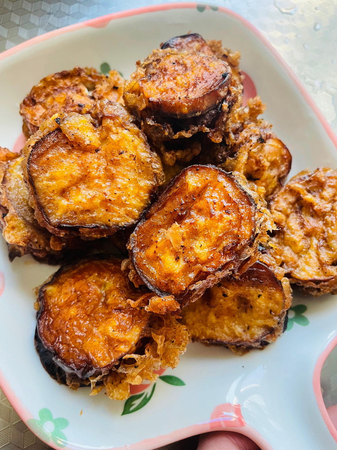 家常主食 炸茄盒 肉馅儿茄子