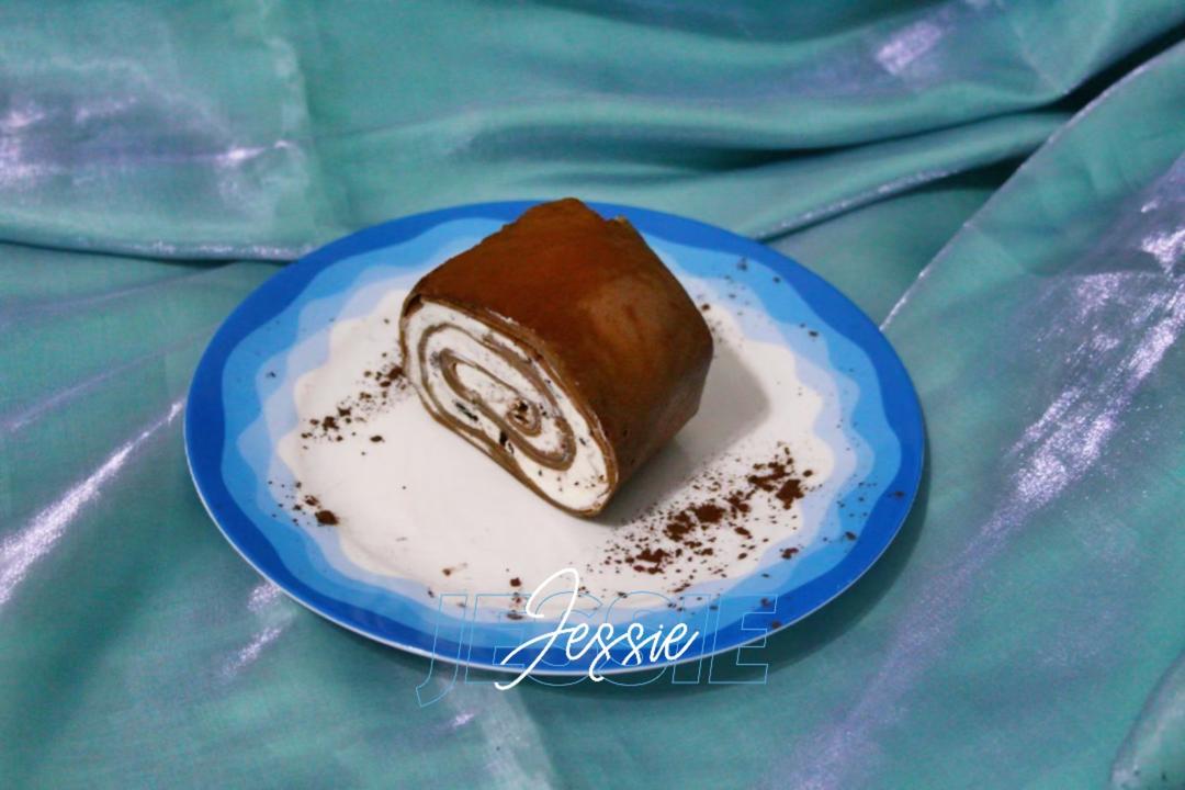 无需烤箱❗️可可奥利奥🍪毛巾卷