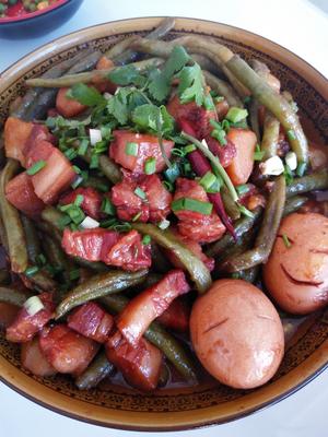 红烧肉土豆炖豆角的做法 步骤6