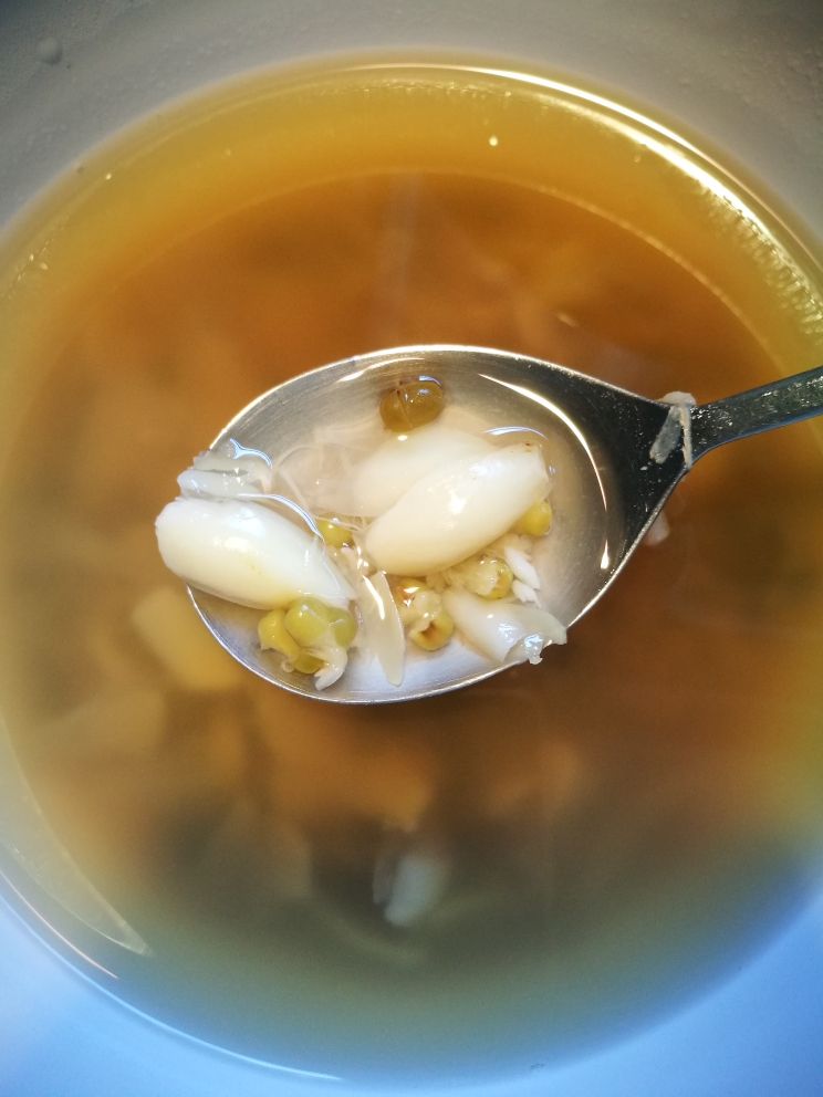 不苦的绿豆百合汤的做法