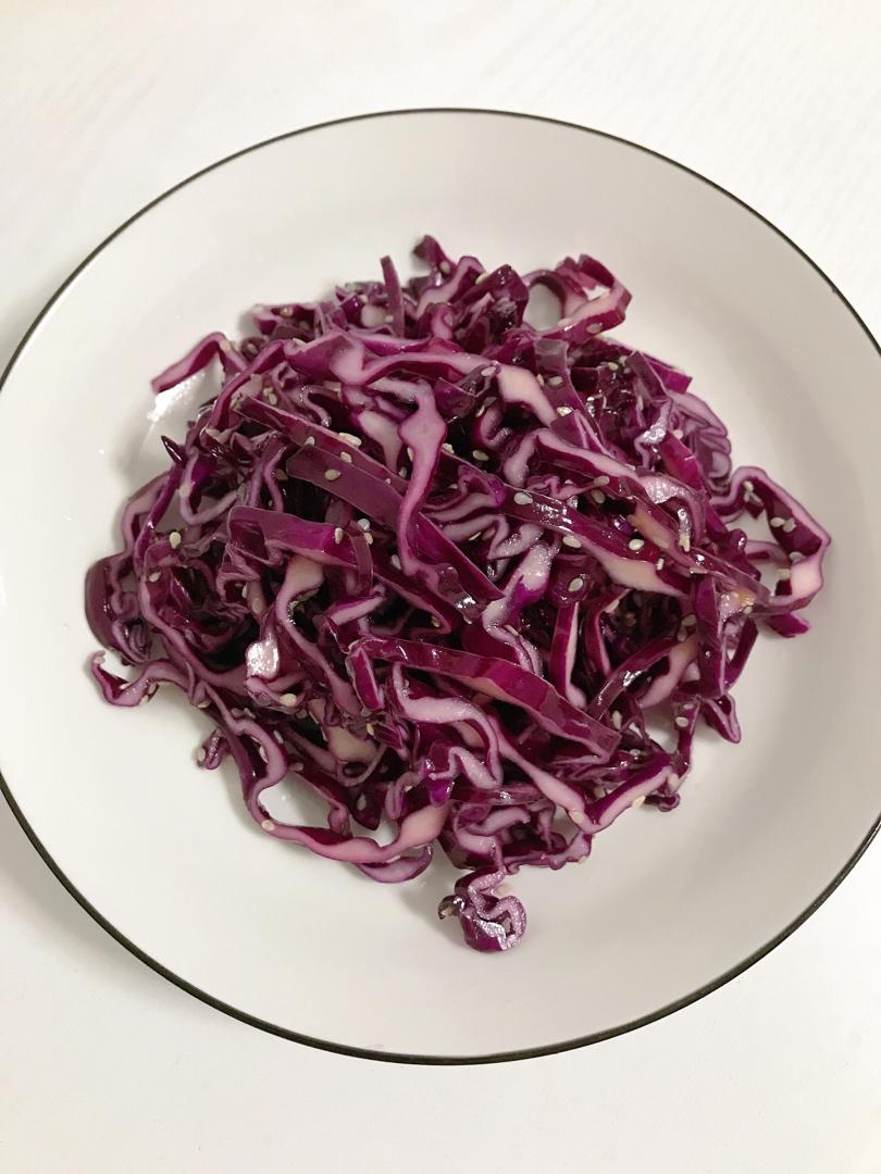 凉拌紫甘蓝