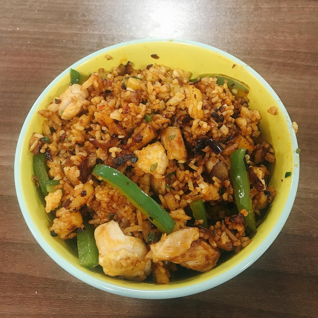 超美味的老干妈土豆炒饭
