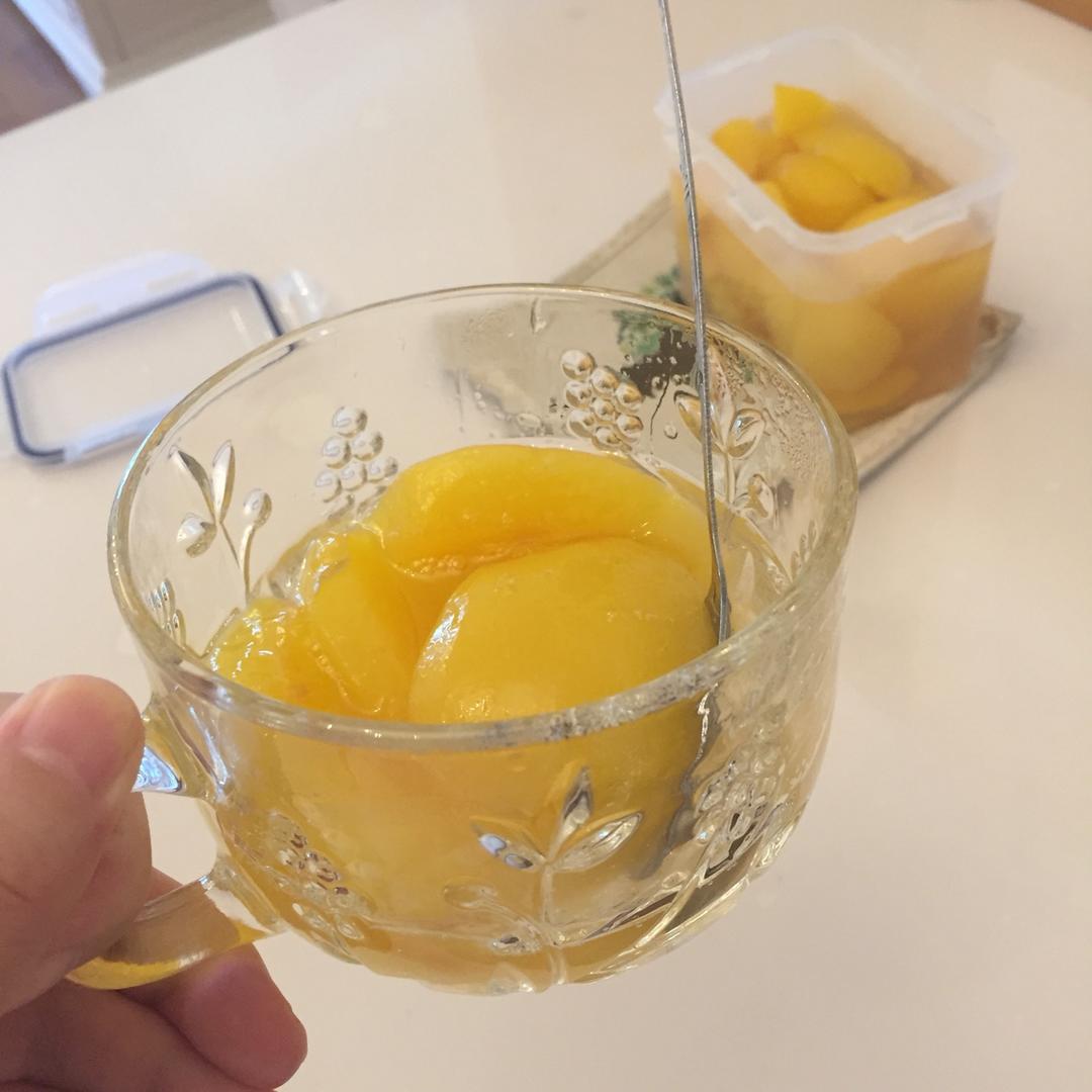 冰糖黄桃罐头（附常温保存方法）