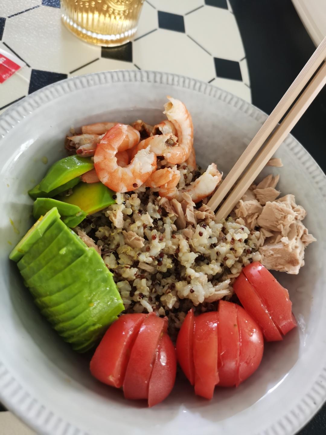 波奇饭Poke Bowl-我的超级能量碗-附油醋汁配方-藜麦沙拉