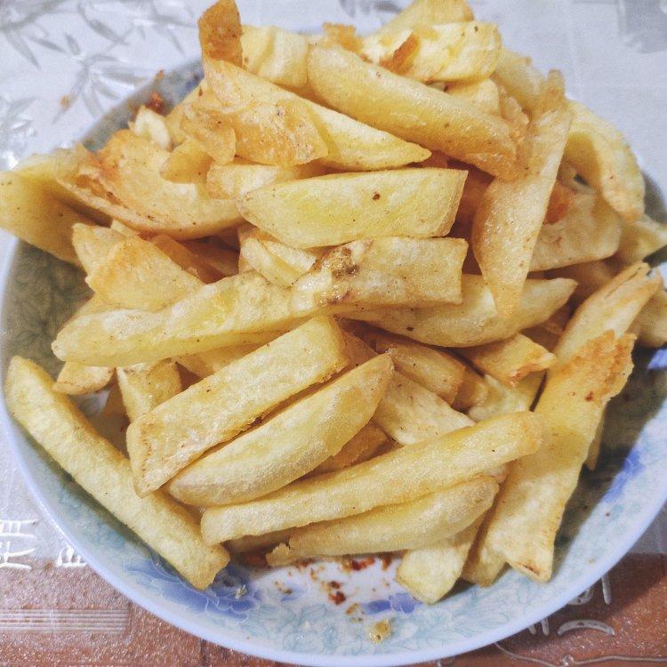 最简单快速无需淀粉无需冷冻炸薯条