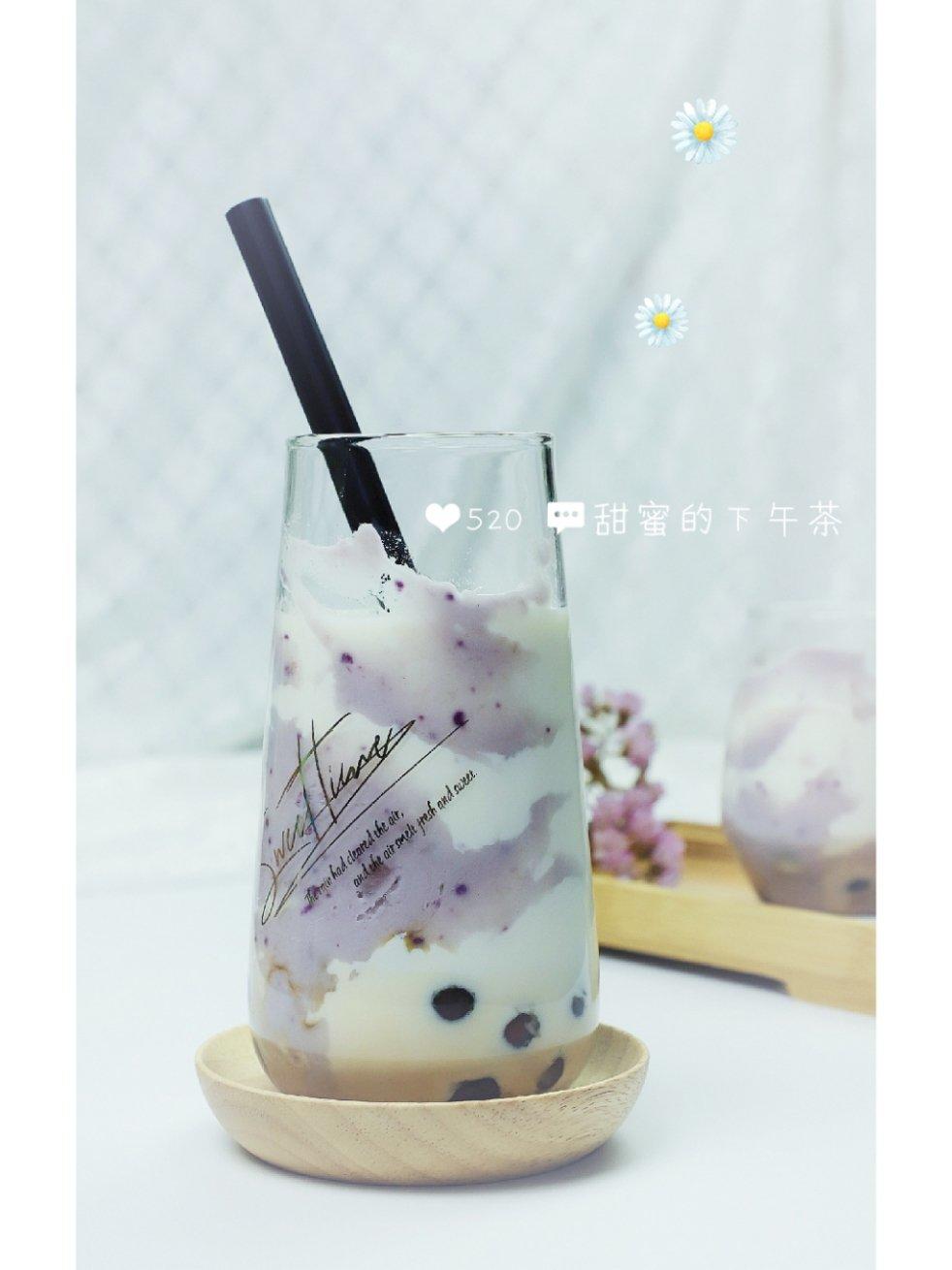 视频【芋泥黑糖波波茶】复刻喜茶