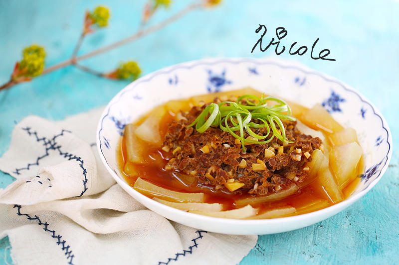 肉末蒸冬瓜（伊莱特炒菜机器人）的做法