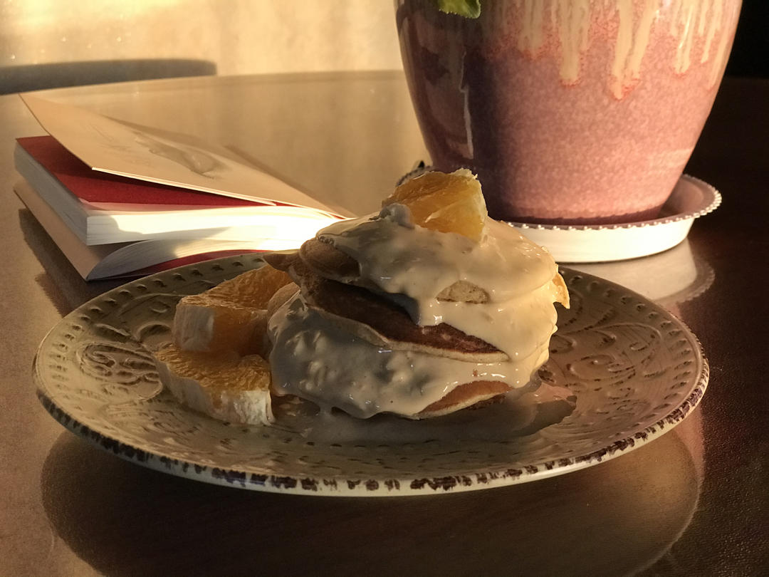 咖啡酱全麦酒酿松饼【健康小食】