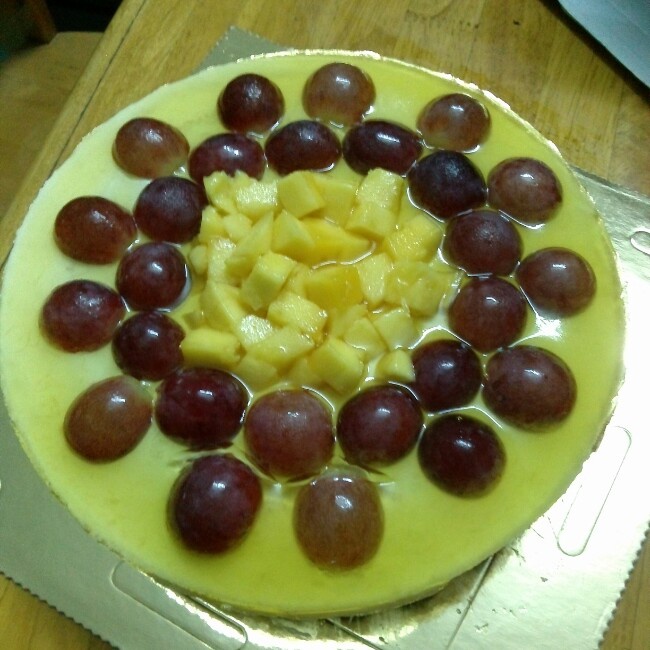 料超足的芒果慕斯蛋糕