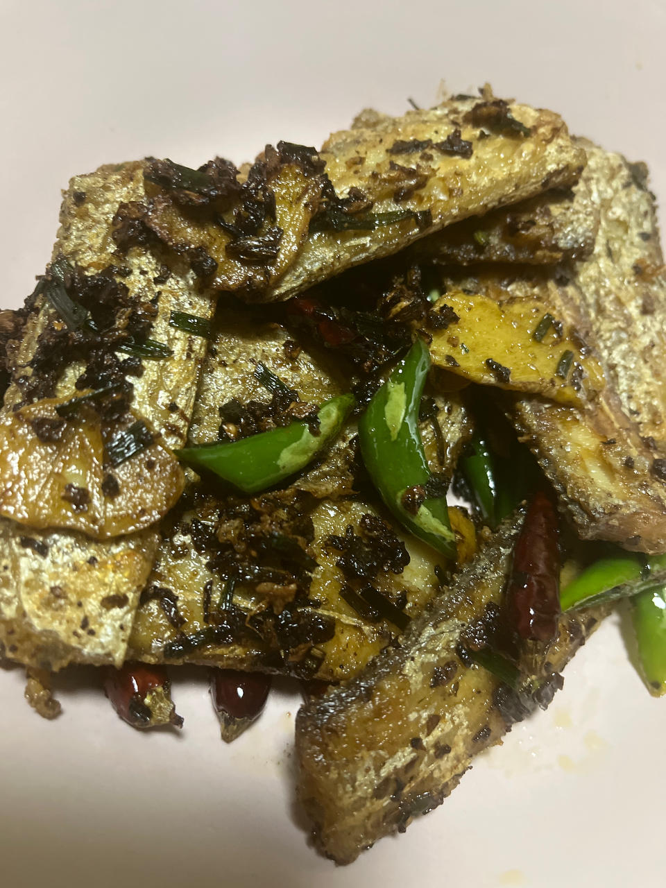 干煸带鱼