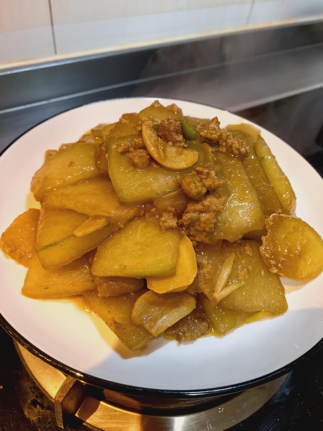 肉末炒冬瓜(超下饭)