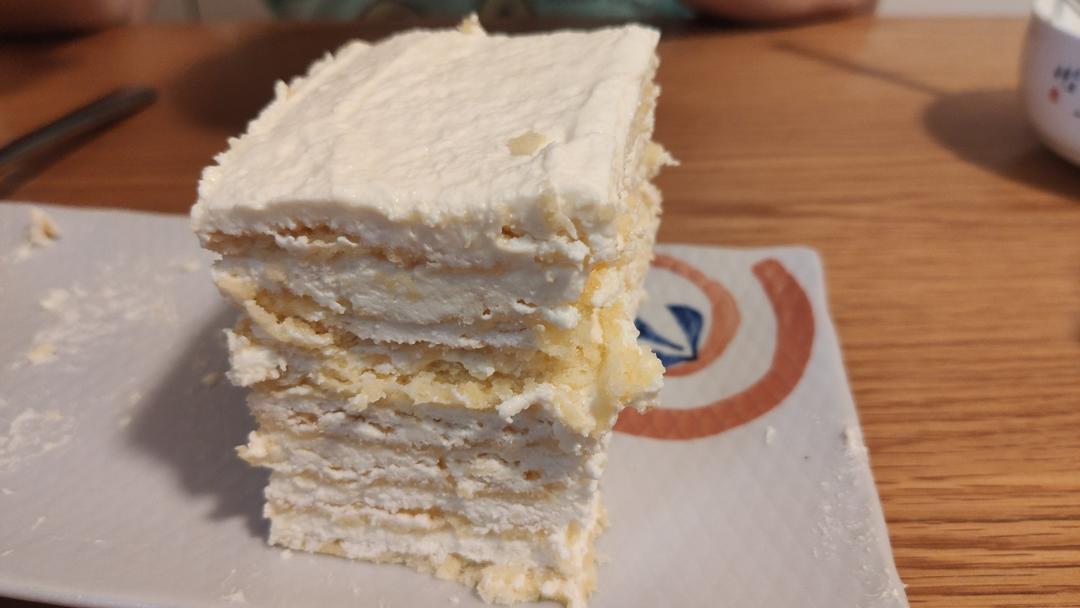 我近期最爱的一款蛋糕，层层奶酪夹心