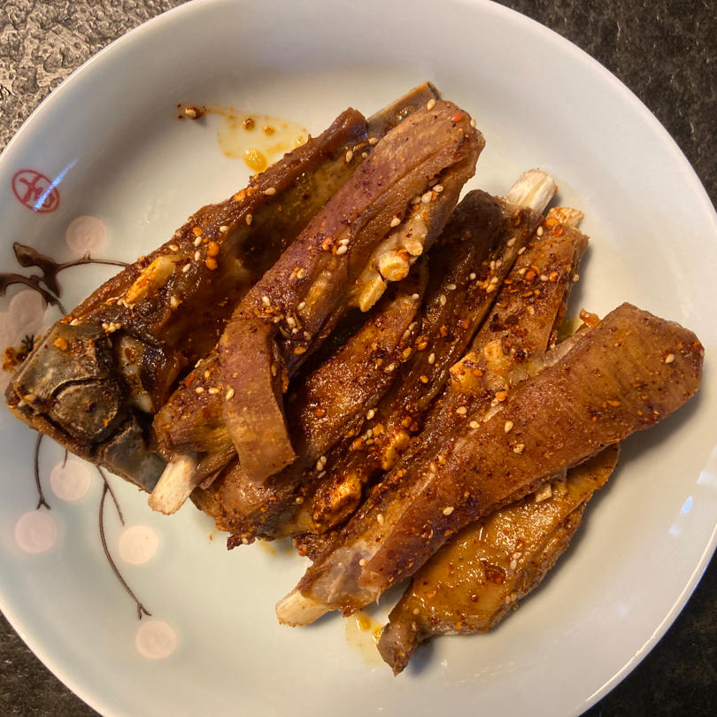 地道蒙餐：烤羊排(家用烤箱版)