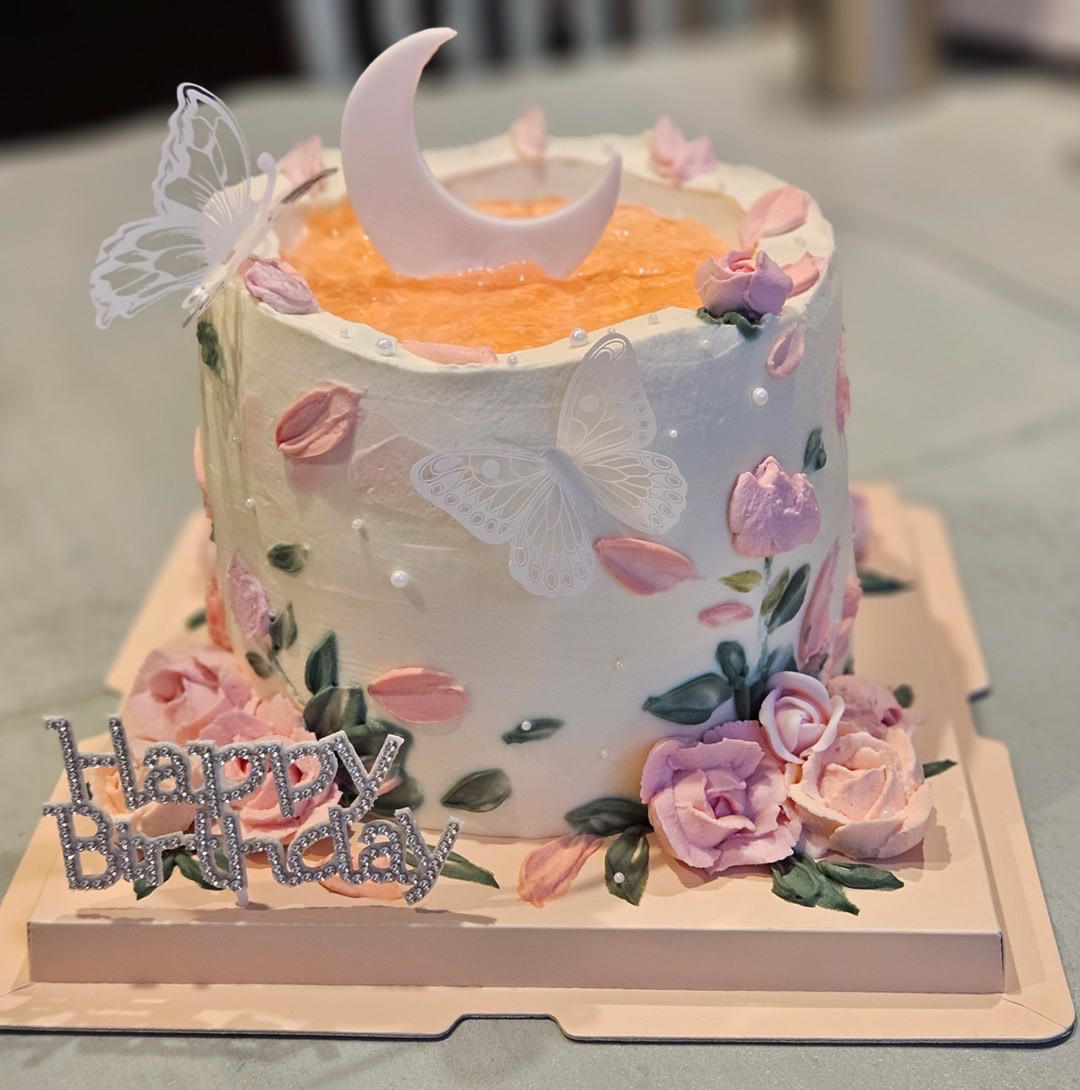 椰香芝士蔓越莓蛋糕   party小甜品