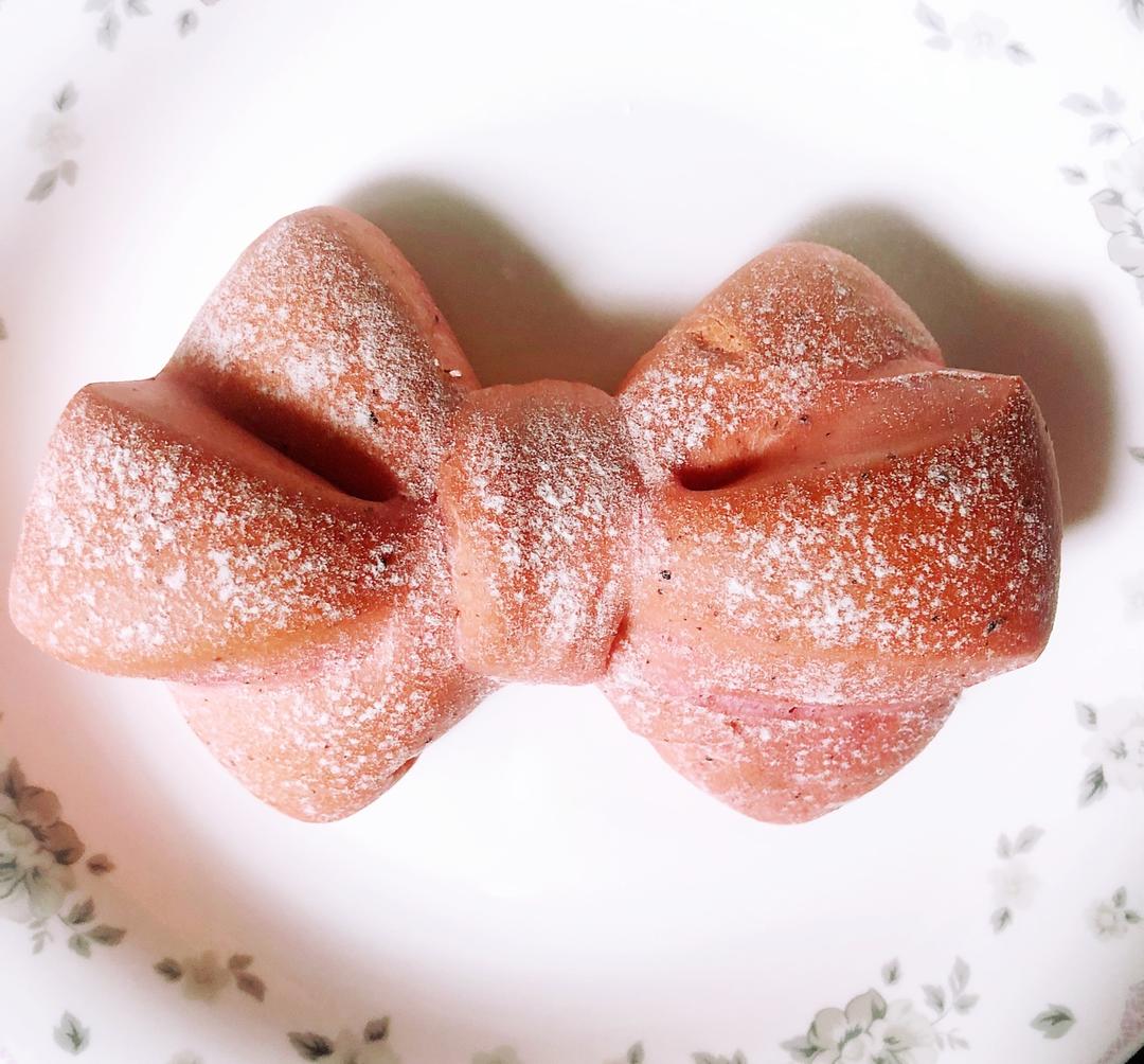 火龙果蝴蝶结面包（一次发酵）