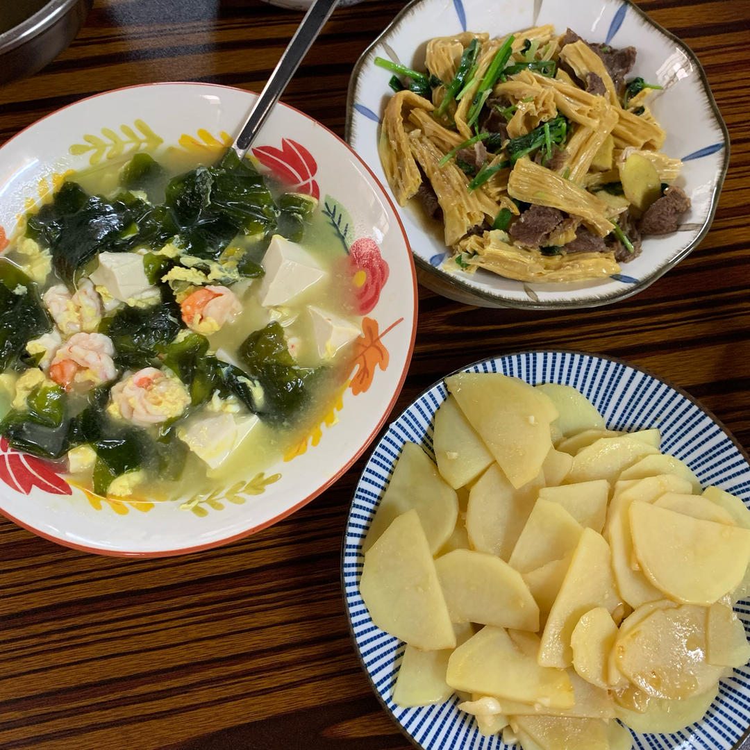 腐竹炒牛肉