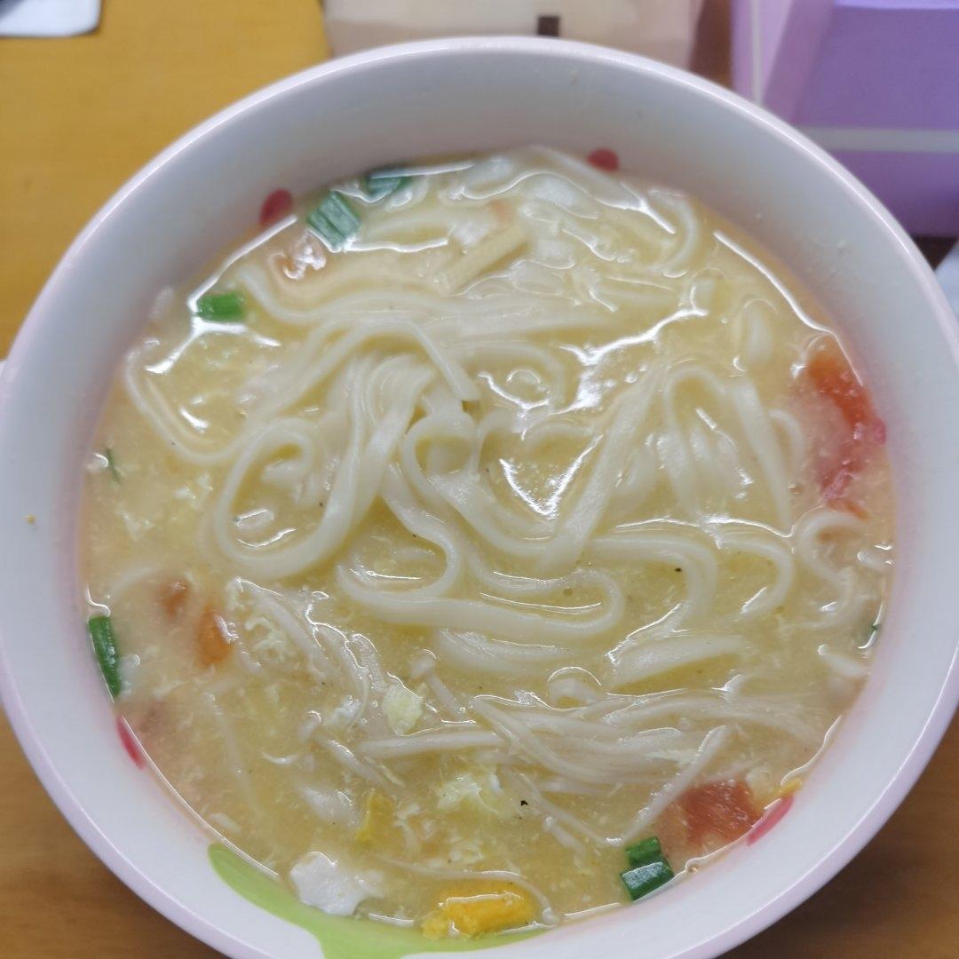 汤都要喝光的西红柿鸡蛋面