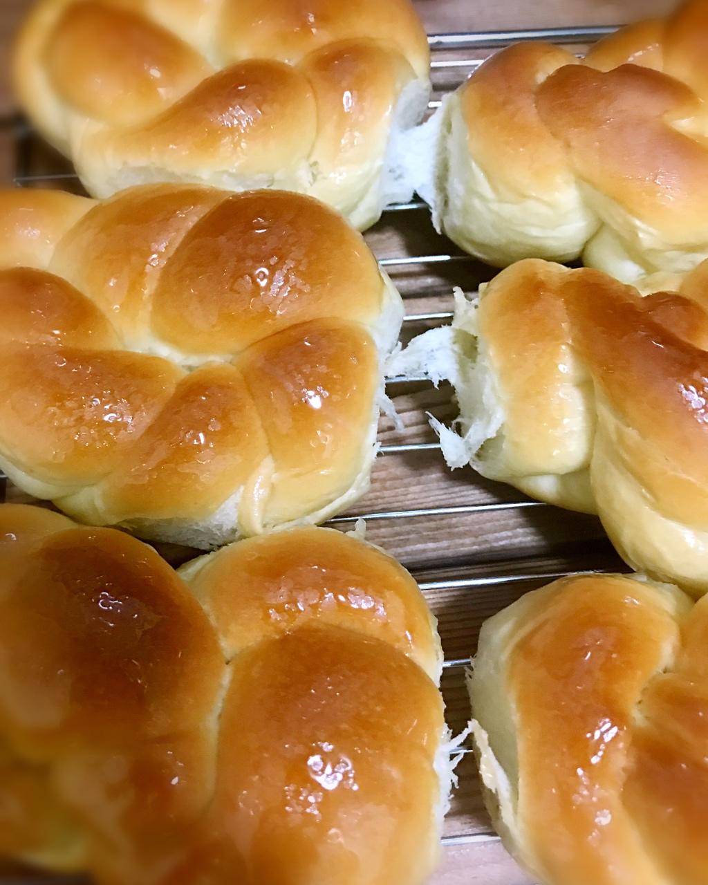 智妈小厨做的老面包 (普通面粉/中筋面粉 植物油/玉米油/黄油 各种