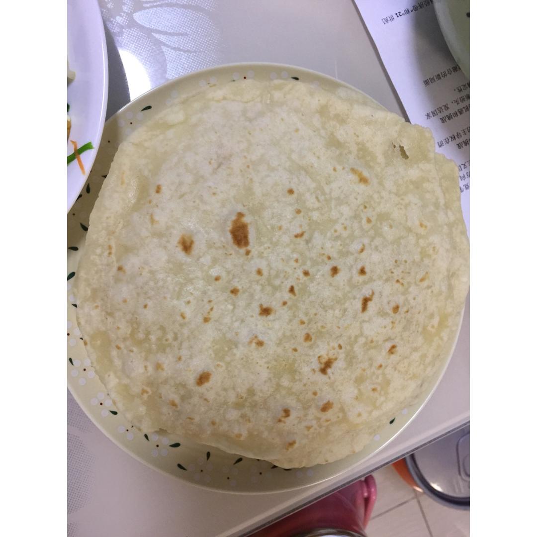 五彩素春饼