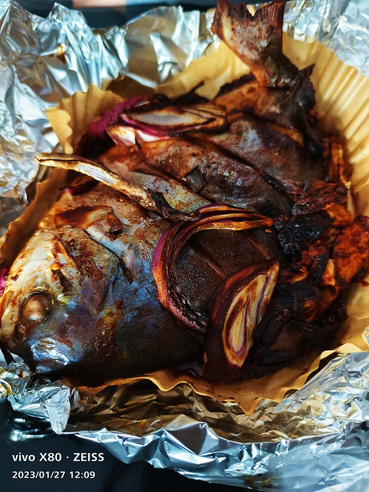 空气炸锅烤鱼（深海金鲳）的做法