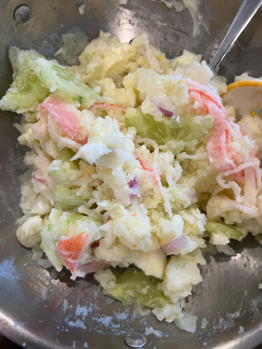 瑞兹的西餐³⁹｜日式蟹柳土豆泥沙拉｜1秒抢光
