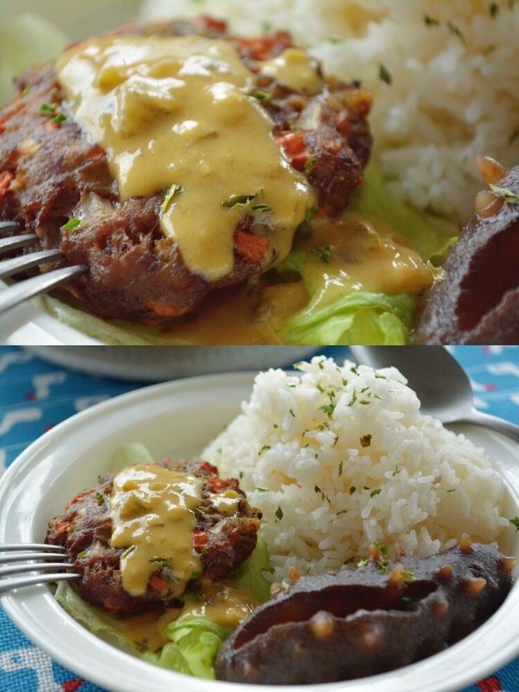 不输给牛肉的猪肉汉堡肉饼