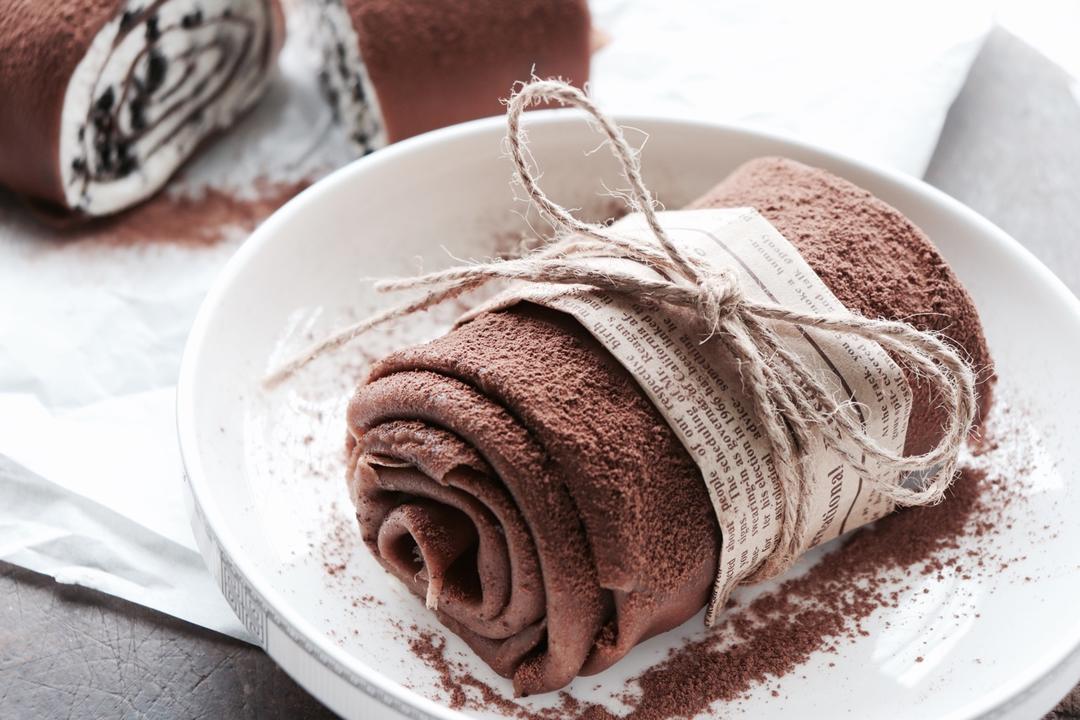 网红抹茶毛巾卷