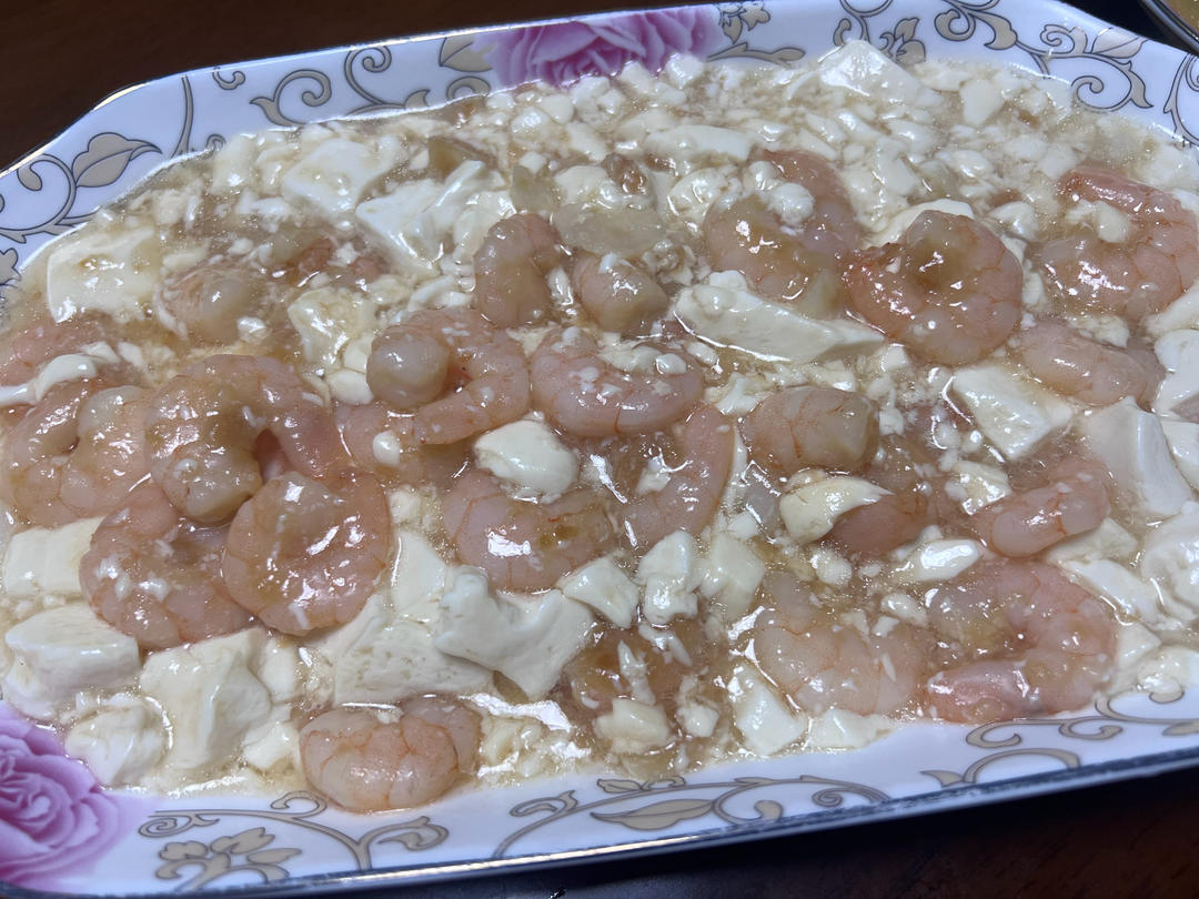 虾仁豆腐