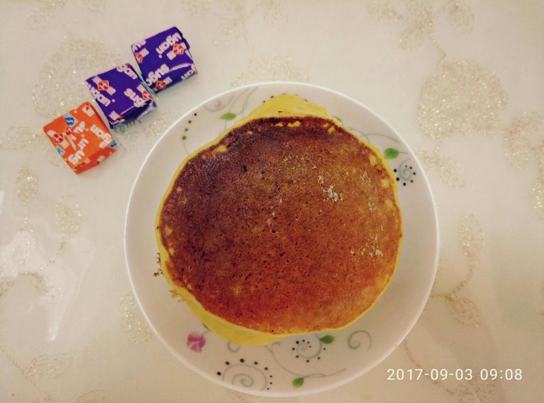 【减脂早餐】无油香蕉松饼（超简单）