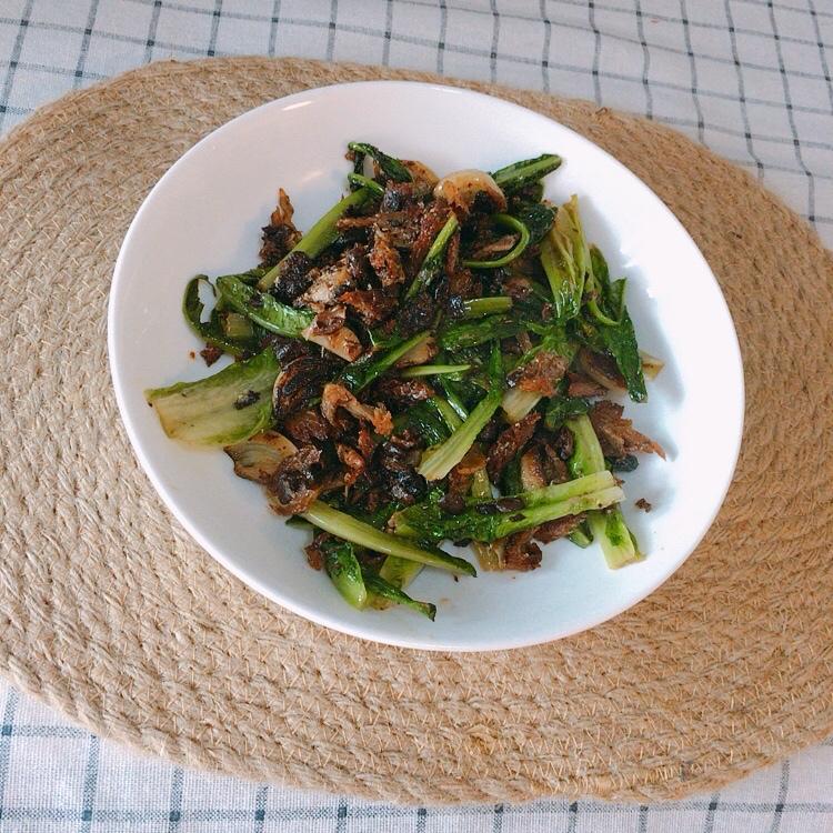 只需三个步骤成就的美味～豆豉鲮鱼油麦菜