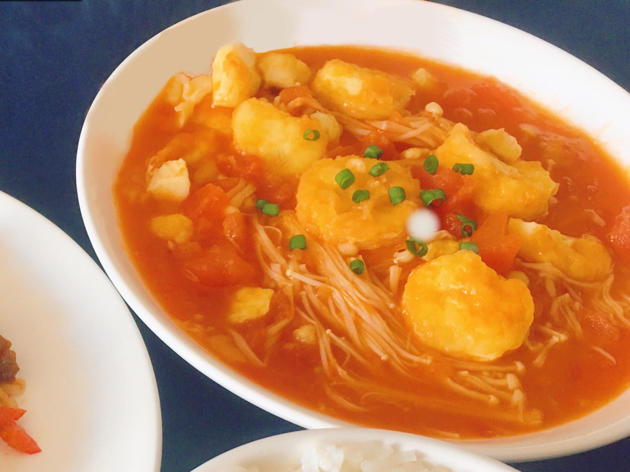 金针菇烧日本豆腐