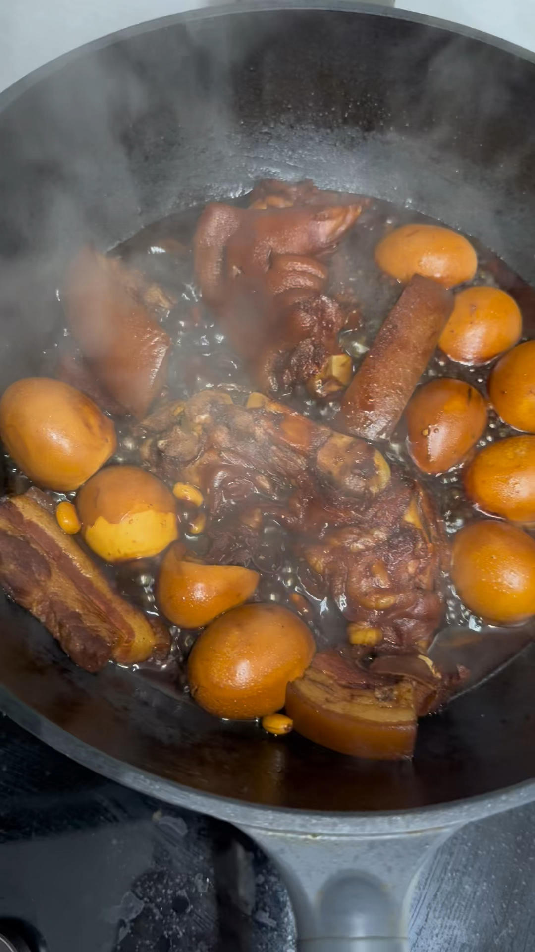 流口水的黄豆炖猪蹄