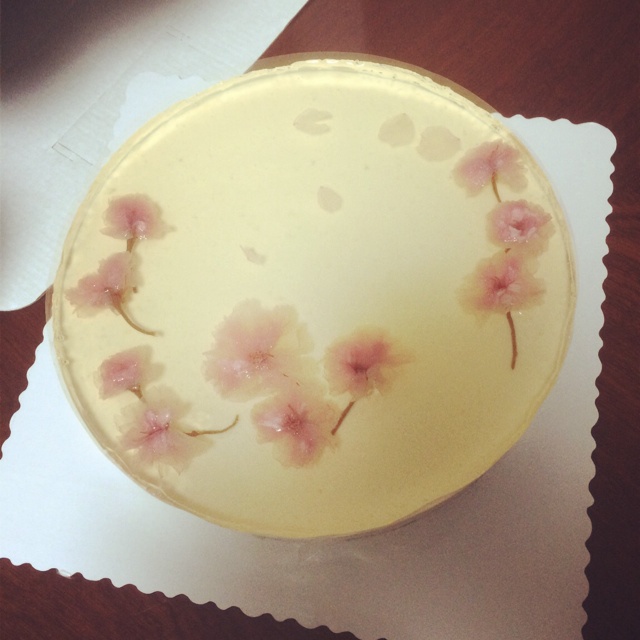 樱花渐变慕斯蛋糕（6寸）