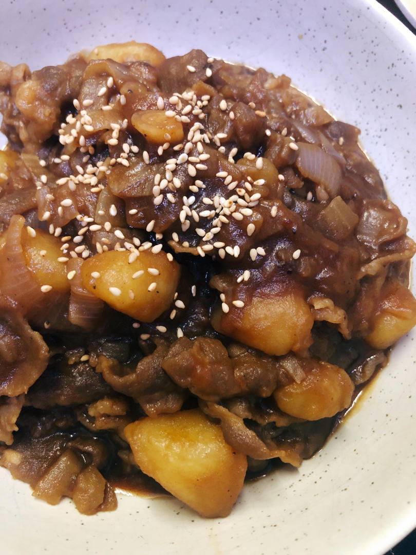 好吃到舔碗底的土豆肥牛拌饭