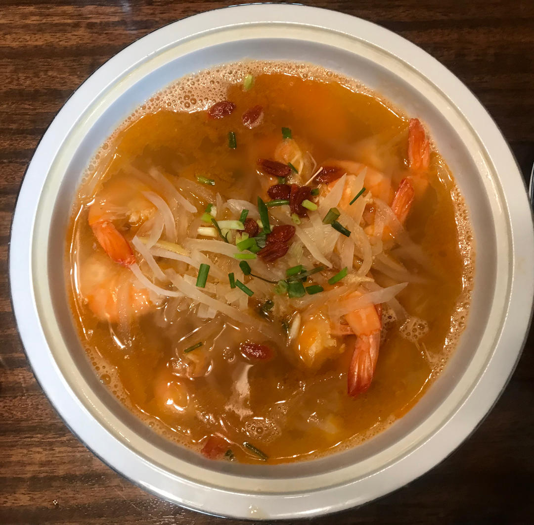 萝卜炖大虾