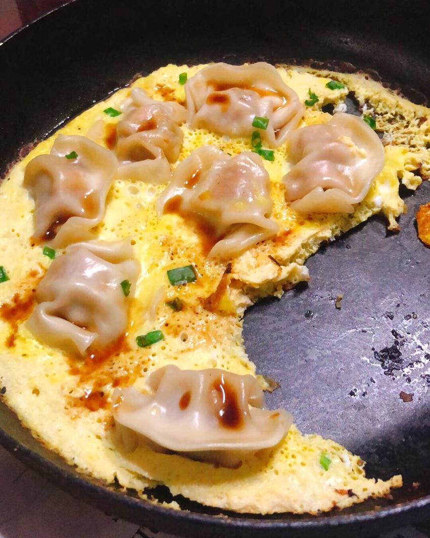 yeeeeeer做的鸡蛋煎饺